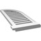 Ekena Millwork Quarter Round Top Right Surface Mount PVC Gable Vent w/ 2"W x 2"P Brickmould Sill Frame, 14"W x 36"H GVPQR14X3603SF - alternate 3
